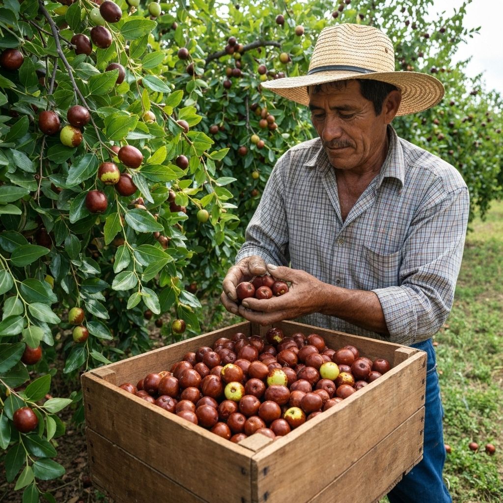 Jujube harvest